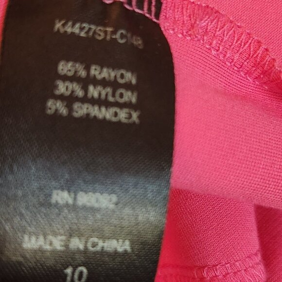 Katherine Barclay Pink Dress. NWT. Size 10 - Picture 9 of 10
